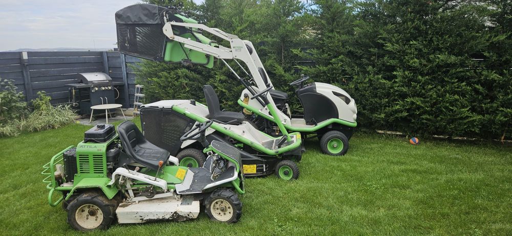 Utilaje tractoras tuns intretinere iarba inalta gazon Etesia