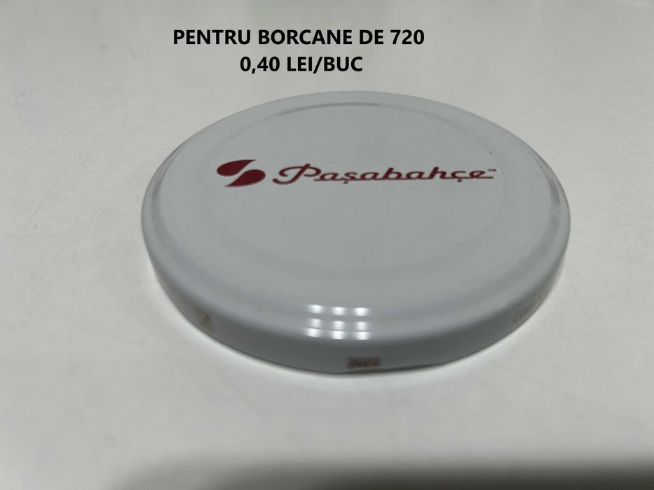 Capace pentru borcane de 370 cl (D66) si pentru 720 cl (D82)