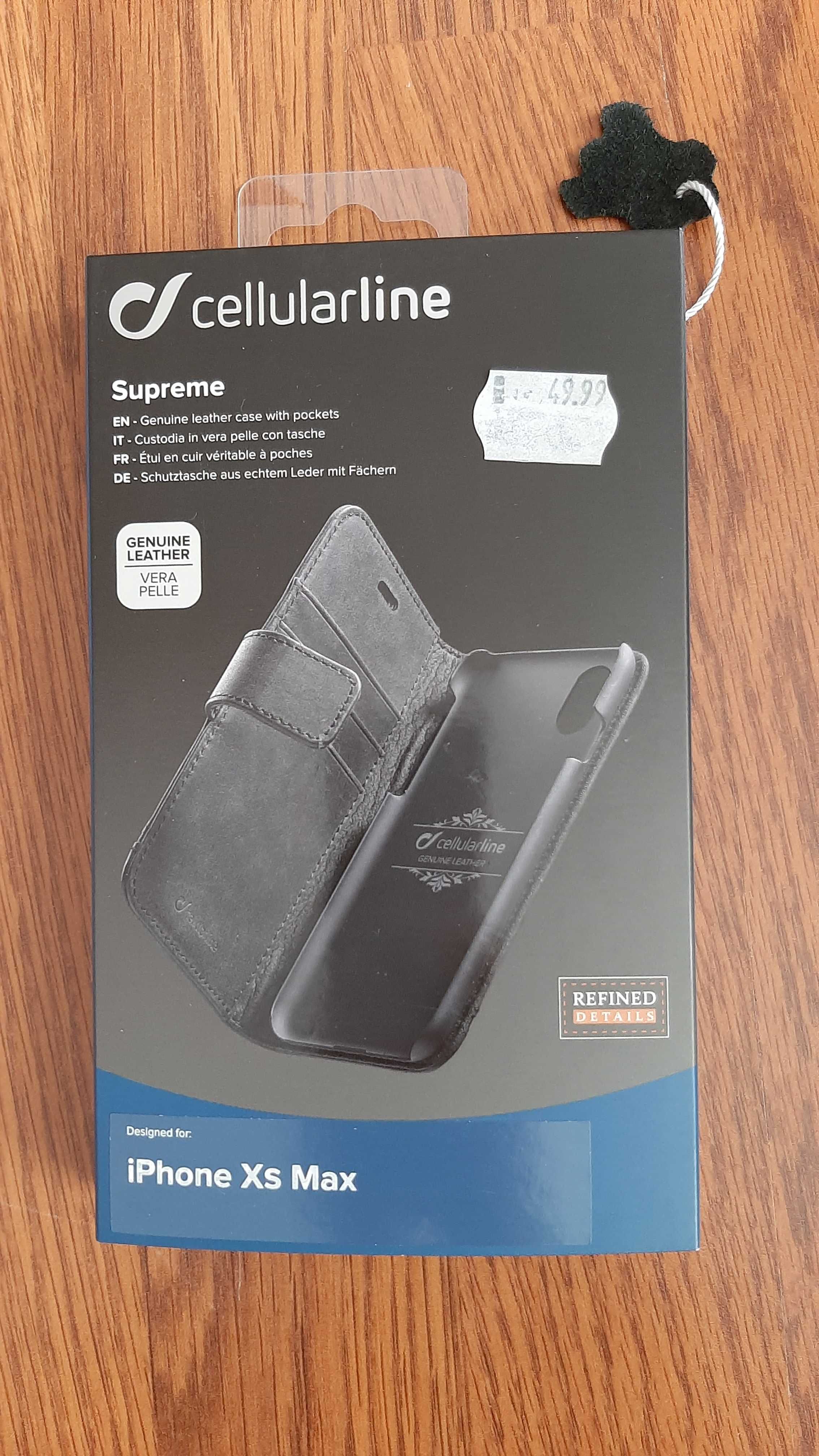 Kалъф от естествена кожа Iphone XS Max