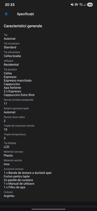 Espressor automat JURA E6 Professional