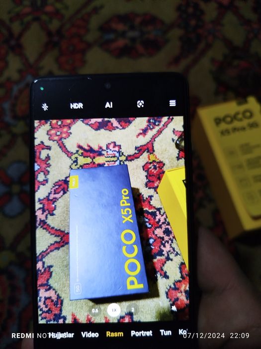 Poco x5 pro 5g 256 talik