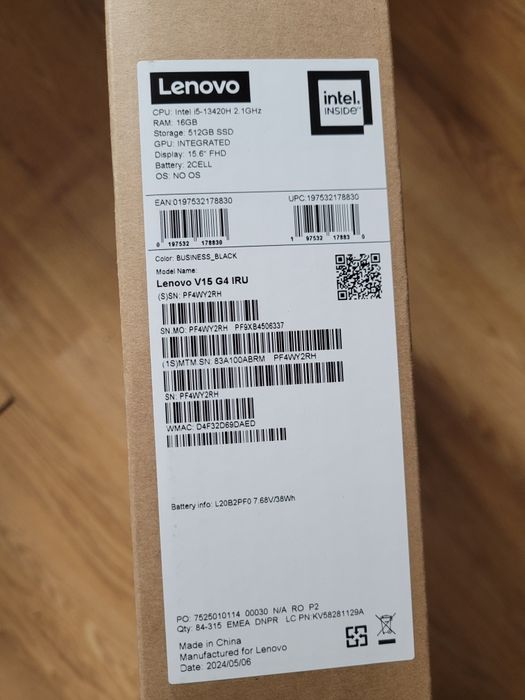 Vand Laptop nou lenovo