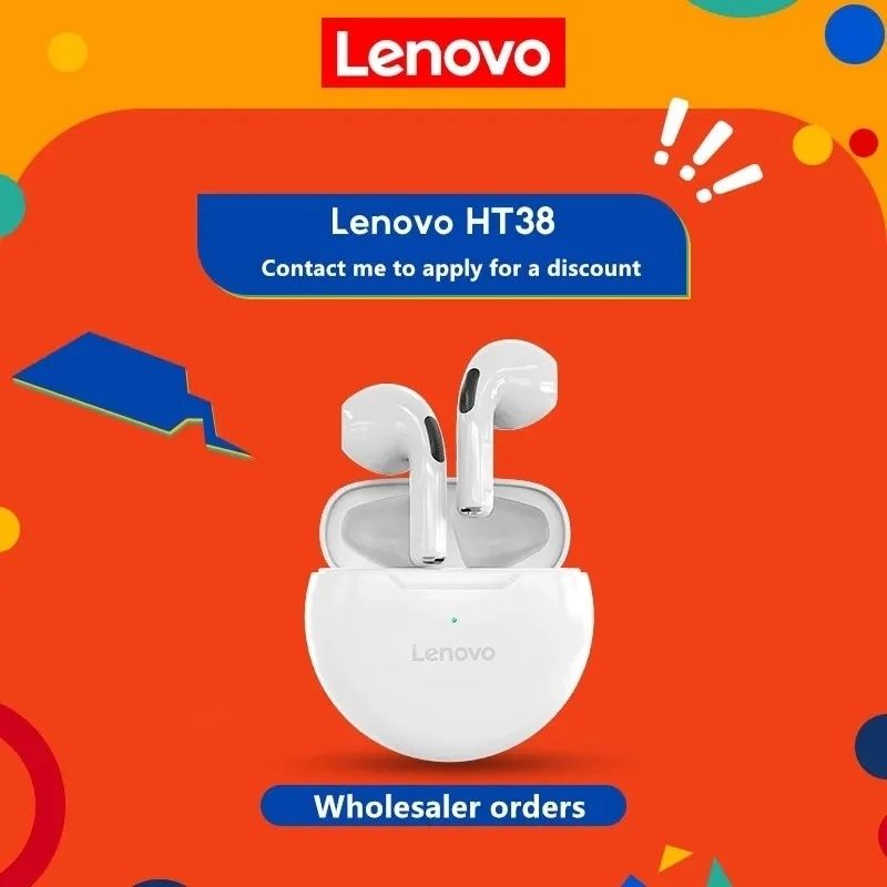 Bluetooth слушалки Lenovo-HT38