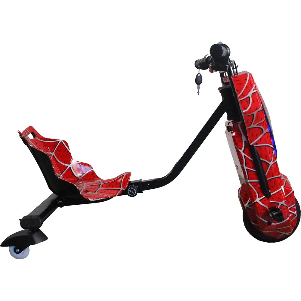 Tricicleta electrica MYRIA Drifter Sky Rider MY7056RD, 8 inch, rosu