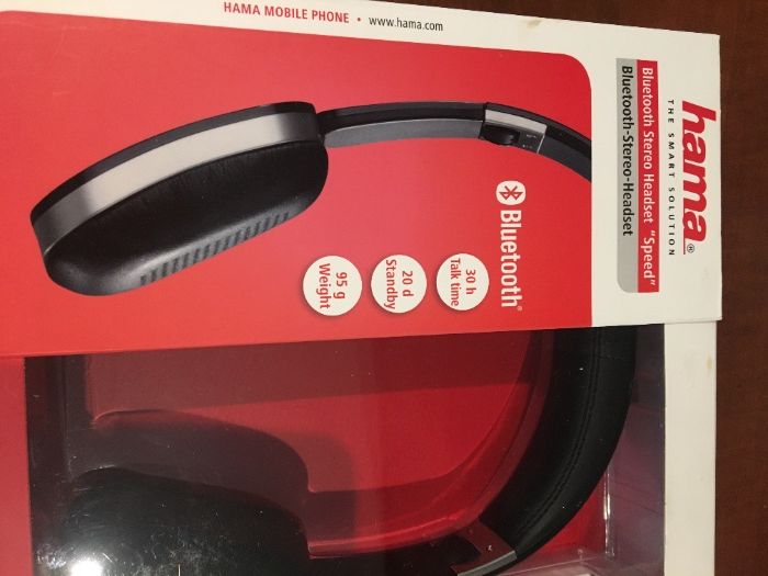 Casti "Hama" Bluetooth-Stereo-Headset "Speed"