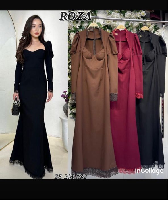 Новое платье бордовое