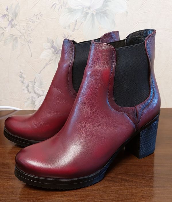 Новые батильоны. Натуральная кожа. Демисезонные.