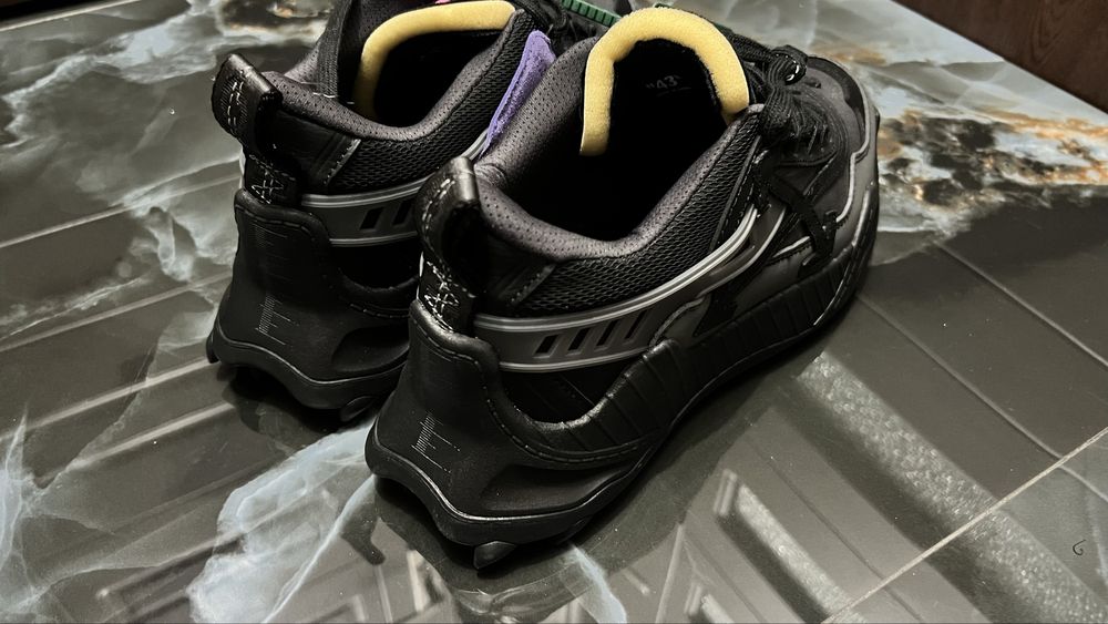 OFF-WHITE Odsy-1000 leather high trainers