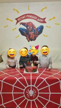 Spiderman декорация за рожден ден