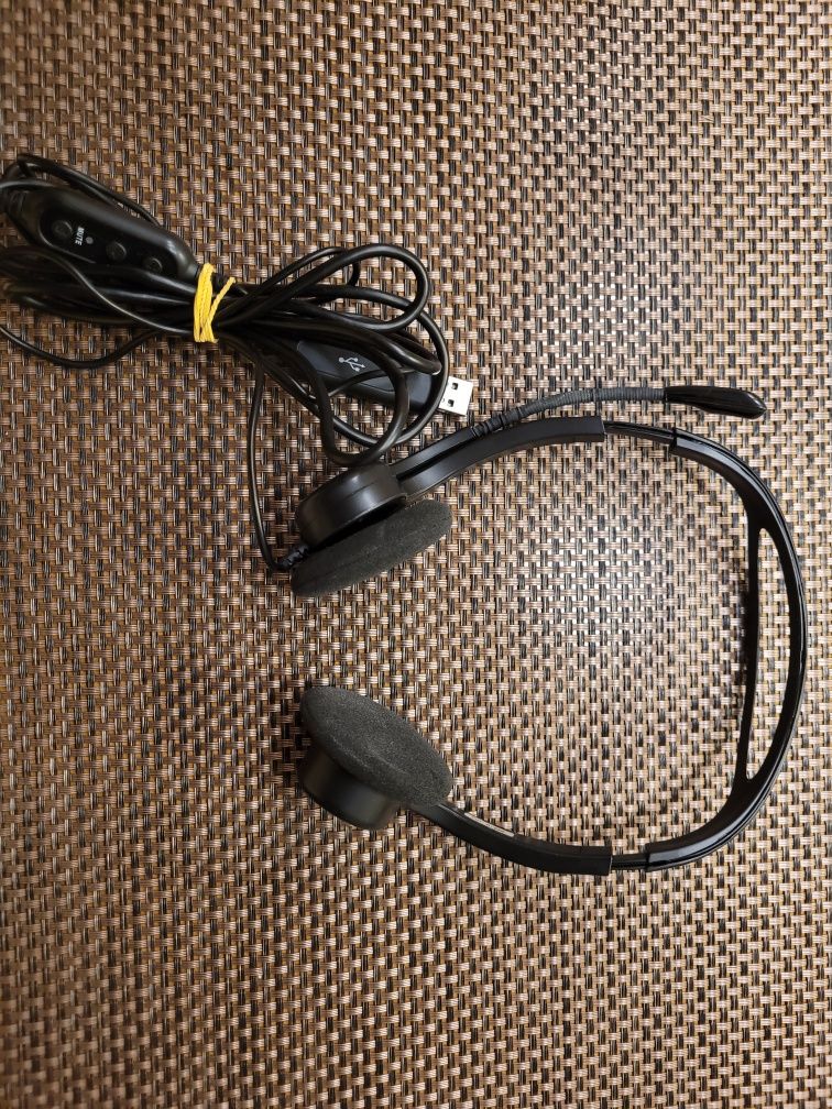 Слушалки с микрофон за компютър Jabra, Logitech
