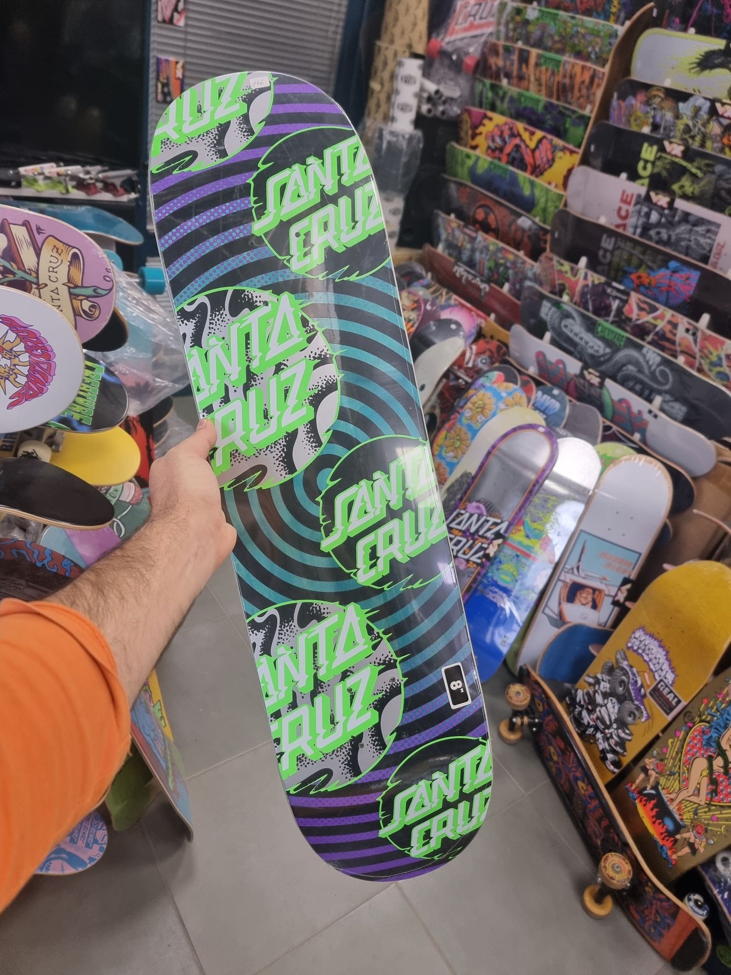 Супер цена Santa Cruz 8.0 скейтборд