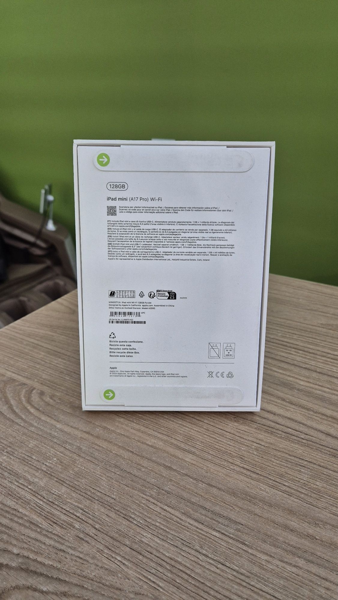 iPad Mini A17 Pro 128gb Wifi Purple