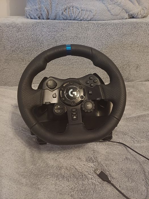 Set Volan Logitech G923 + Shifter + Pedale – Compatibil PS5 / PS4 / PC