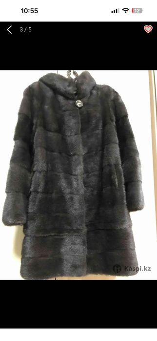 Норковая шуба, почти новая