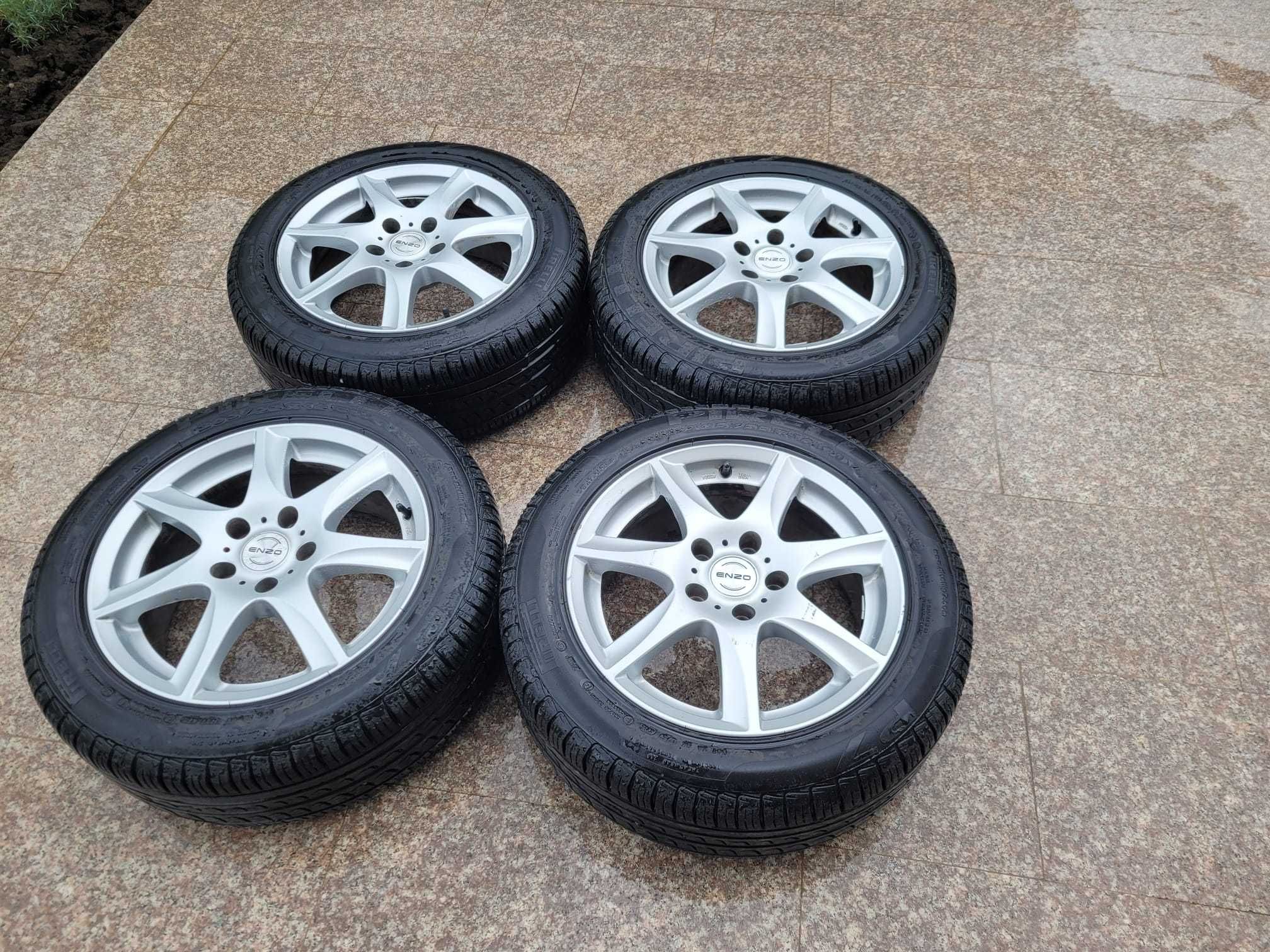 SET ROTI VARA , 205/55/R16, Jante aliaj Enzo, cauciucuri PIRELLI