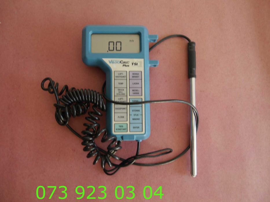 Aparat VelociCalc Plus TSI – măsurare ventilație și calitate aer