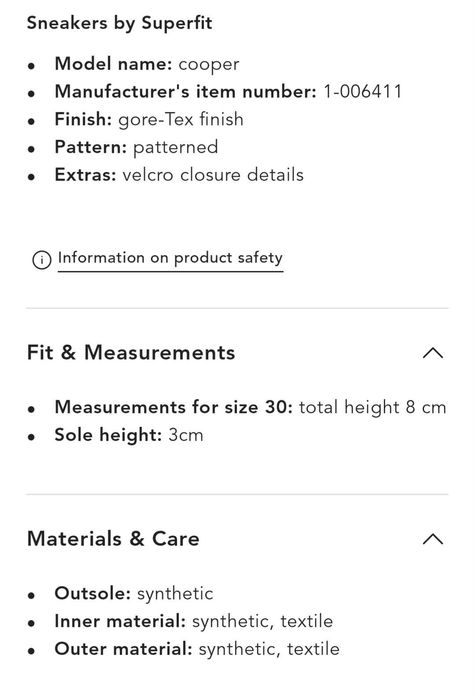 Сникърси Superfit 30, 31