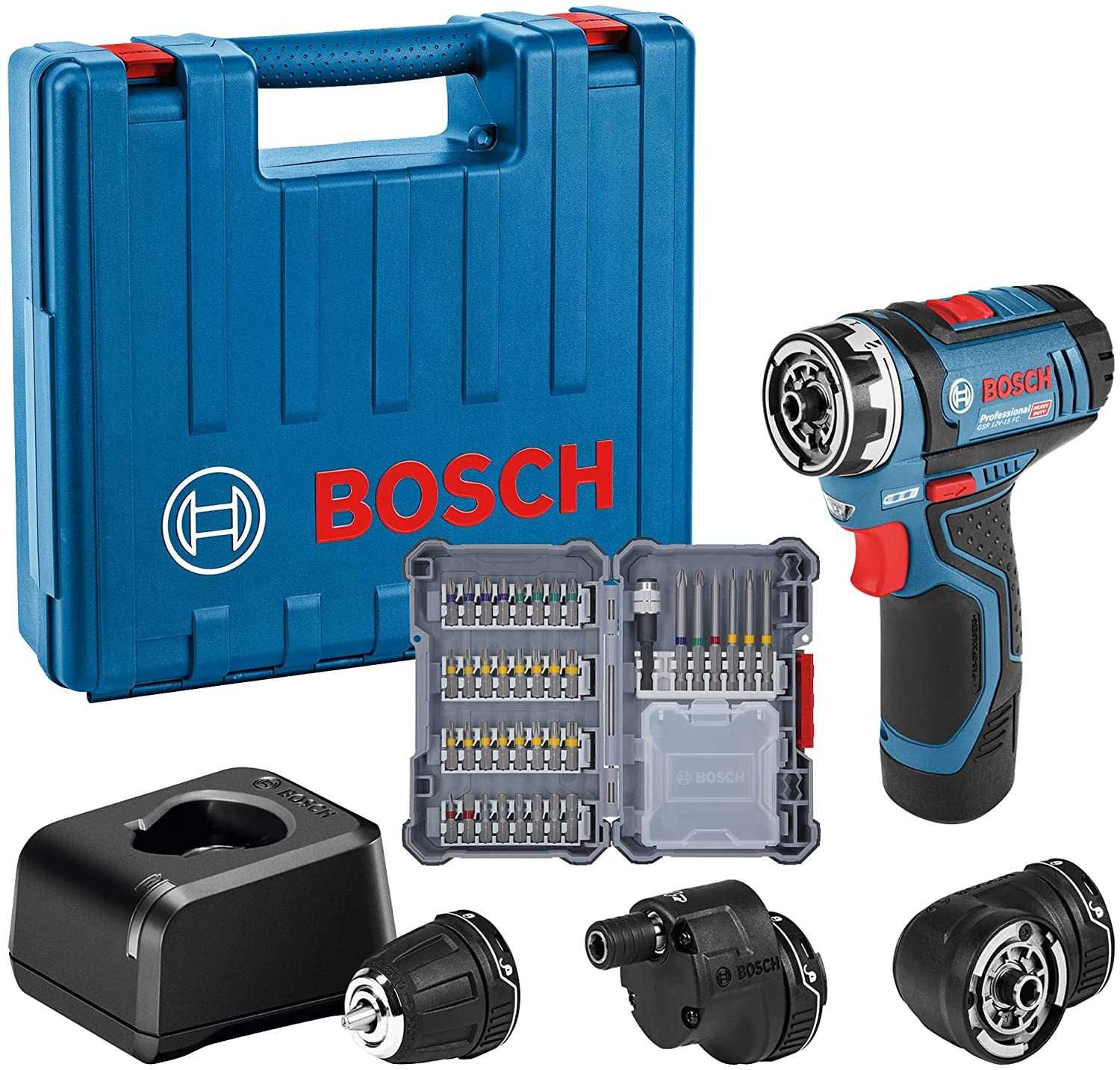 Акумулаторен Винтоверт Bosch 12V 15 FC 3 Патронника и аксесоари