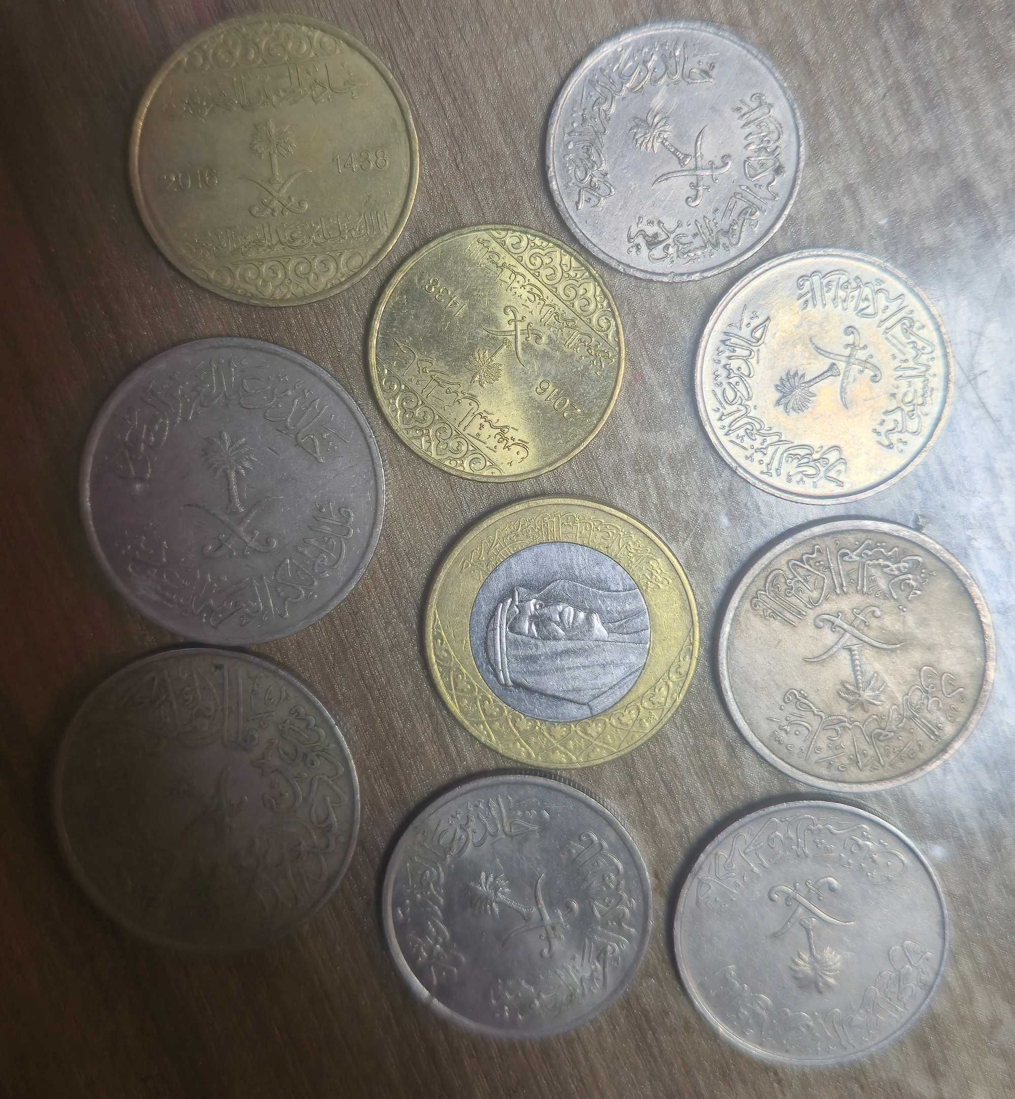 монети Саудитска арабия 10бр