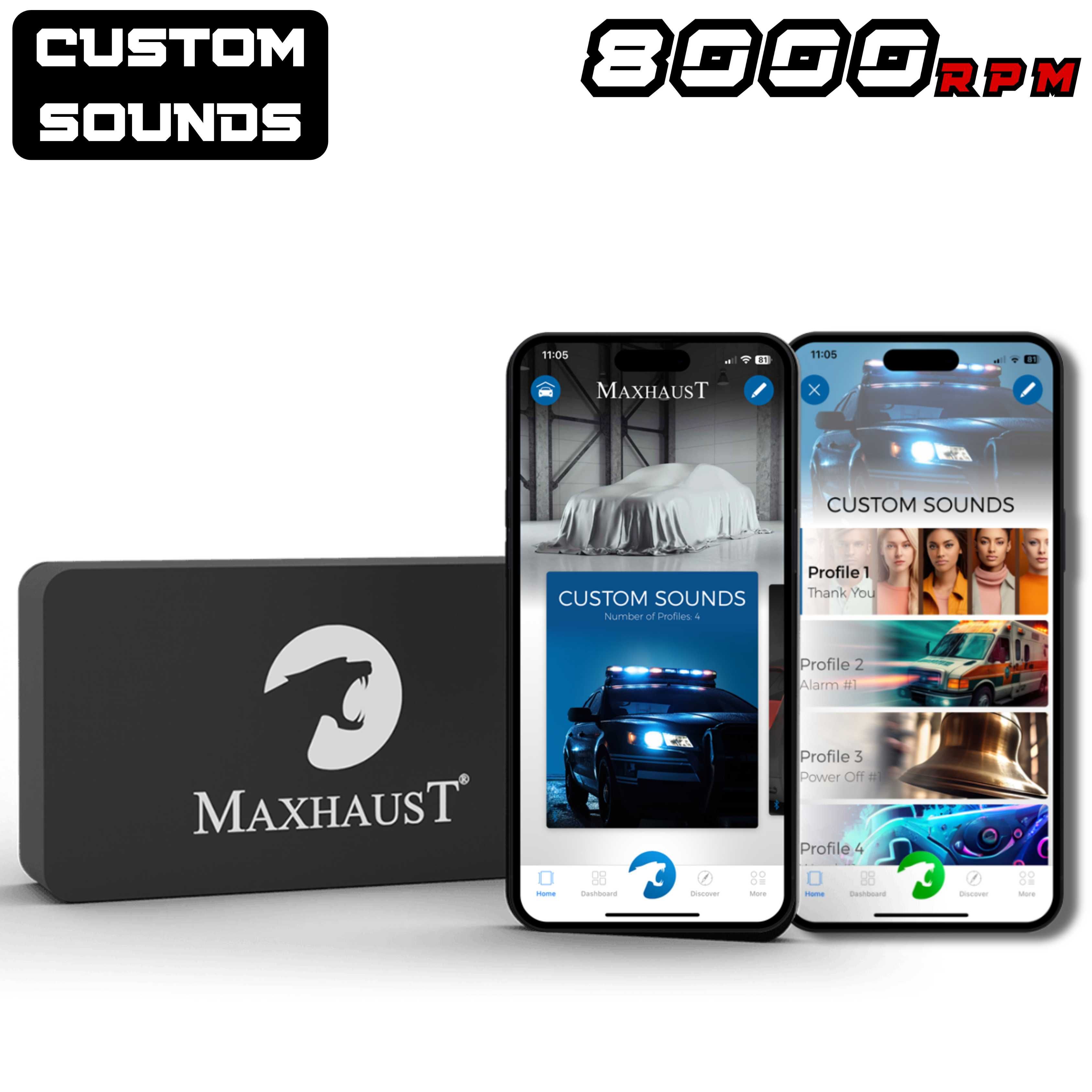 Maxhaust v4 PRO универсал Active Sound система V8 звук спорт генерация