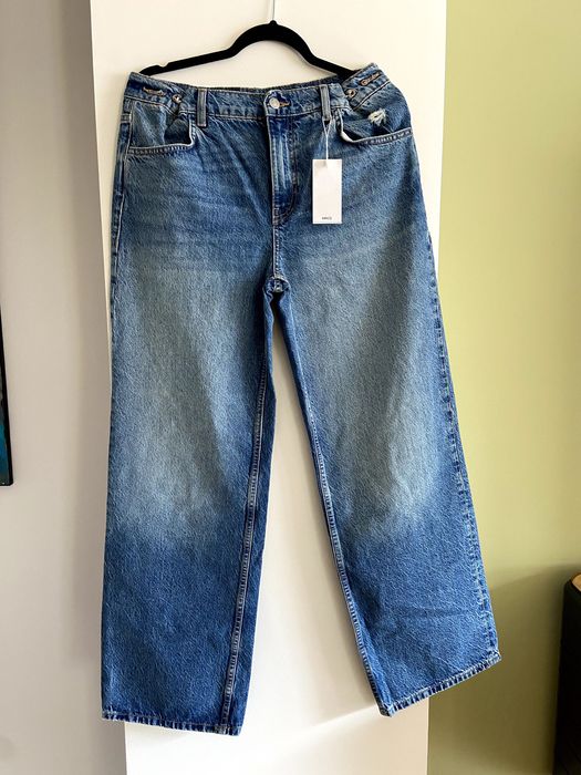 Нови дънки Mango с широк крачол