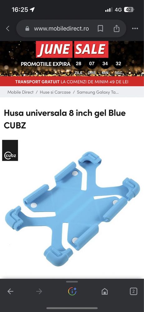 Husa ailicon universala 7”-8”