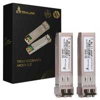 Pachet 2 Module SFP+ 10G Extralink 850NM 300M Multi Mode