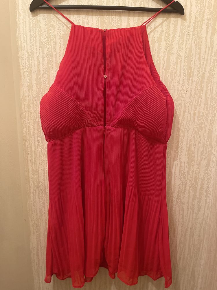 Оригинална червена рокля Pepe Jeans London