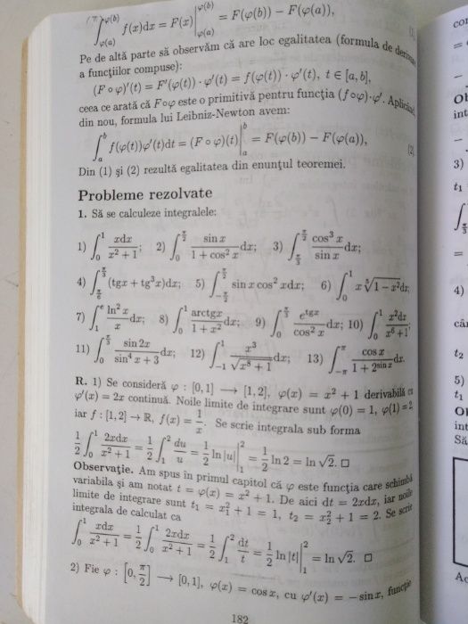 matematica manual pentru clasa a XII- a analiza matematica si algebra