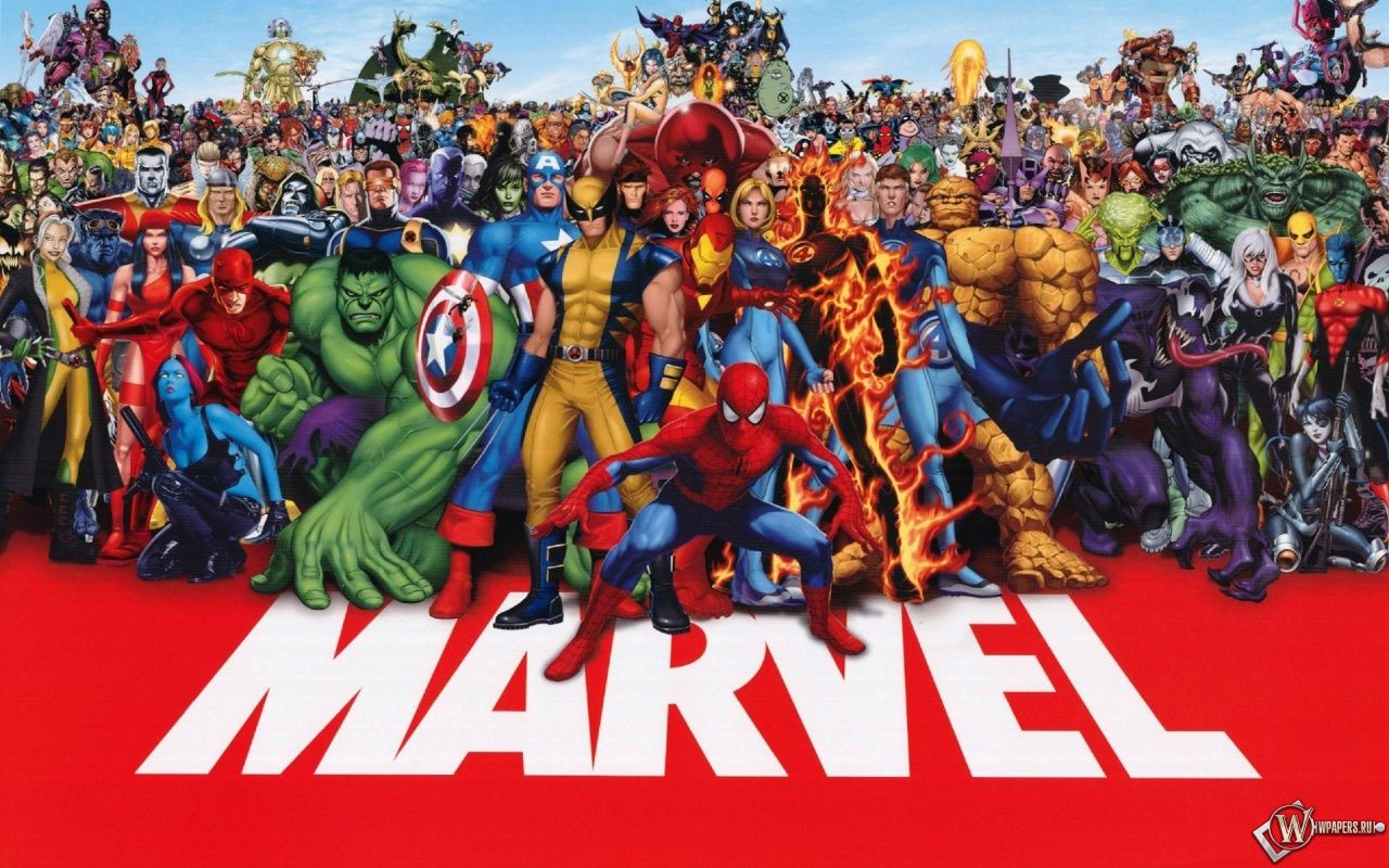 Ластики супергероев Marvel