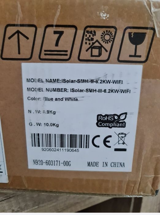 EASUN Hibrid Invertor 6.2kw wifi