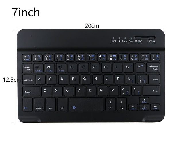 Клавиатура беспроводная Bluetooth, черная