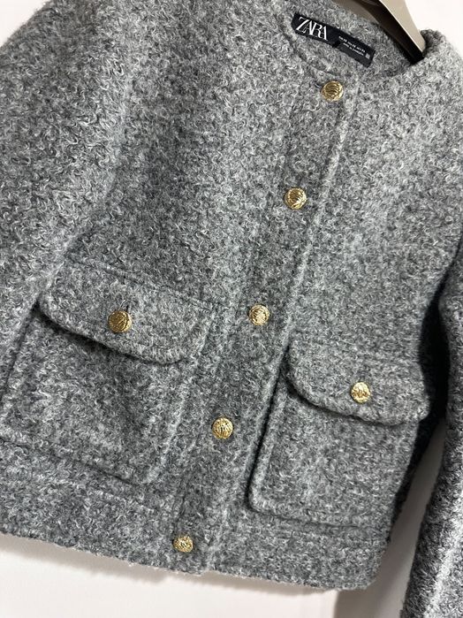 Блейзър ZARA сив