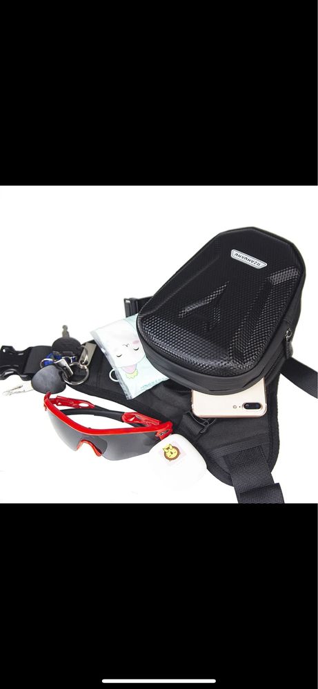 Geanta borseta picior moto antishock si impermeabila gentuta