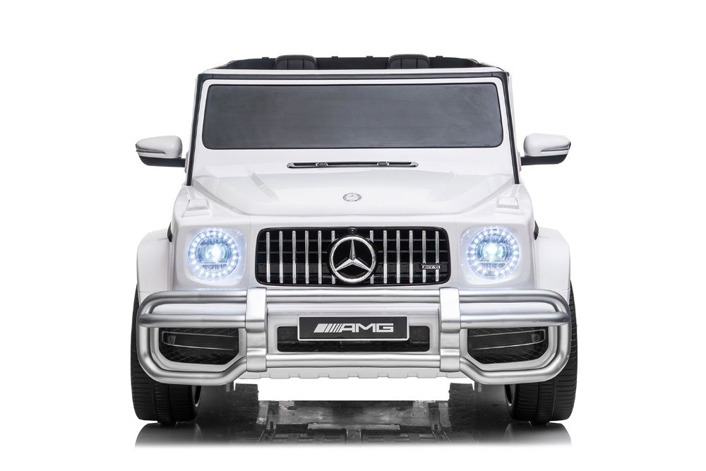 Masinuta electrica Kinderauto Mercedes G63 XXL 4x4 PREMIUM #Alb