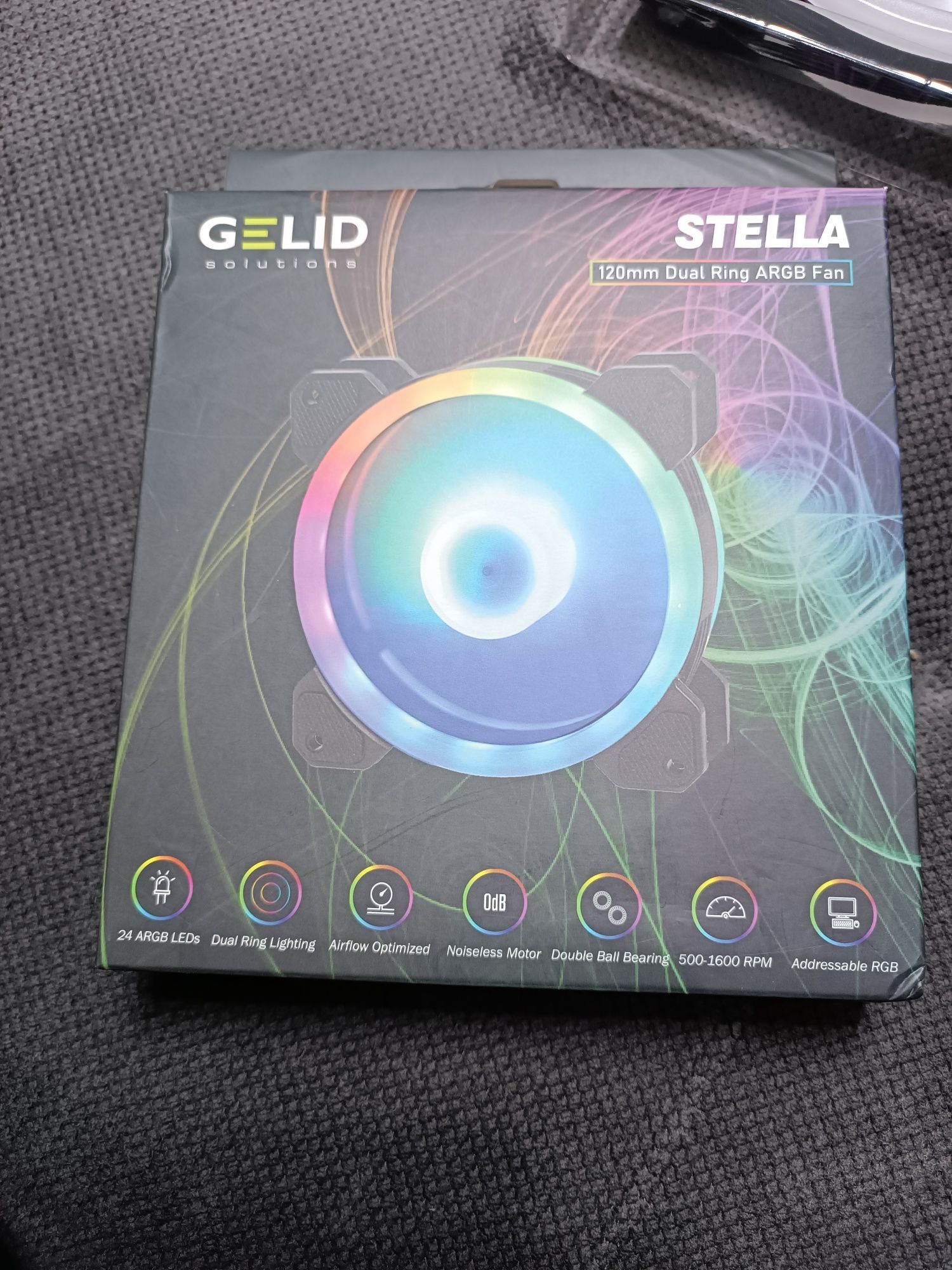 Вентилатор Gelid Solutions STELLA ARGB, черен - FN-STELLA-01
Изчерпан