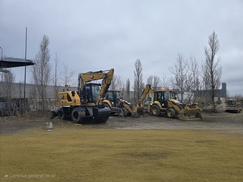 Excavator pe roti