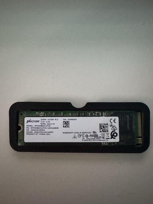 SSD 512 GB NVMe Gen3 x4 2200V