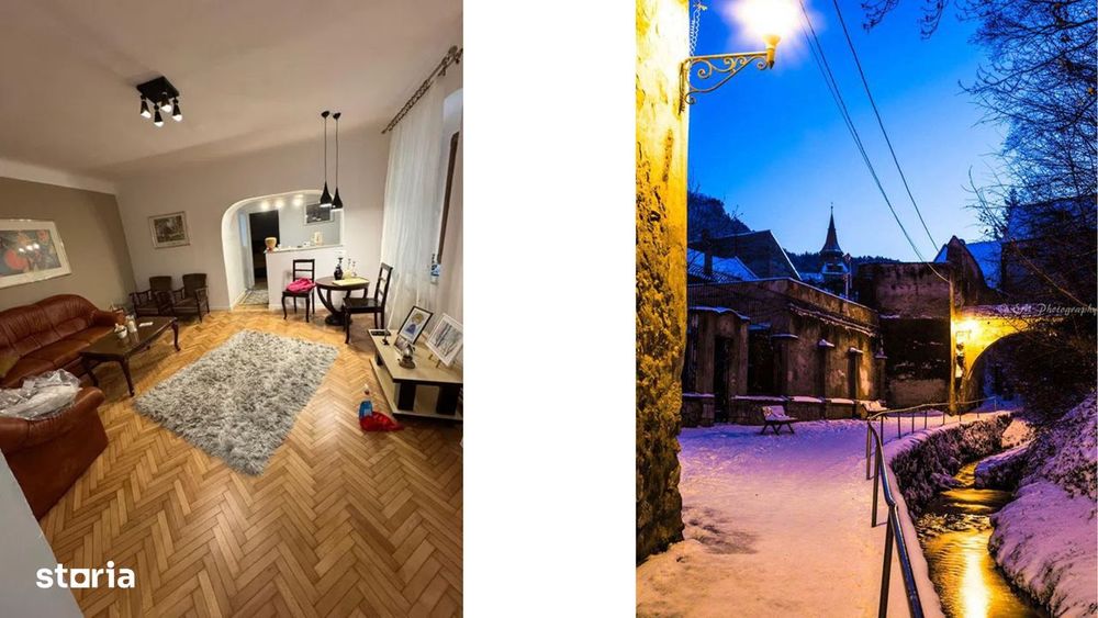 Apartament 3 Camere Piata Sfatului  72mp- Stare Impecabila