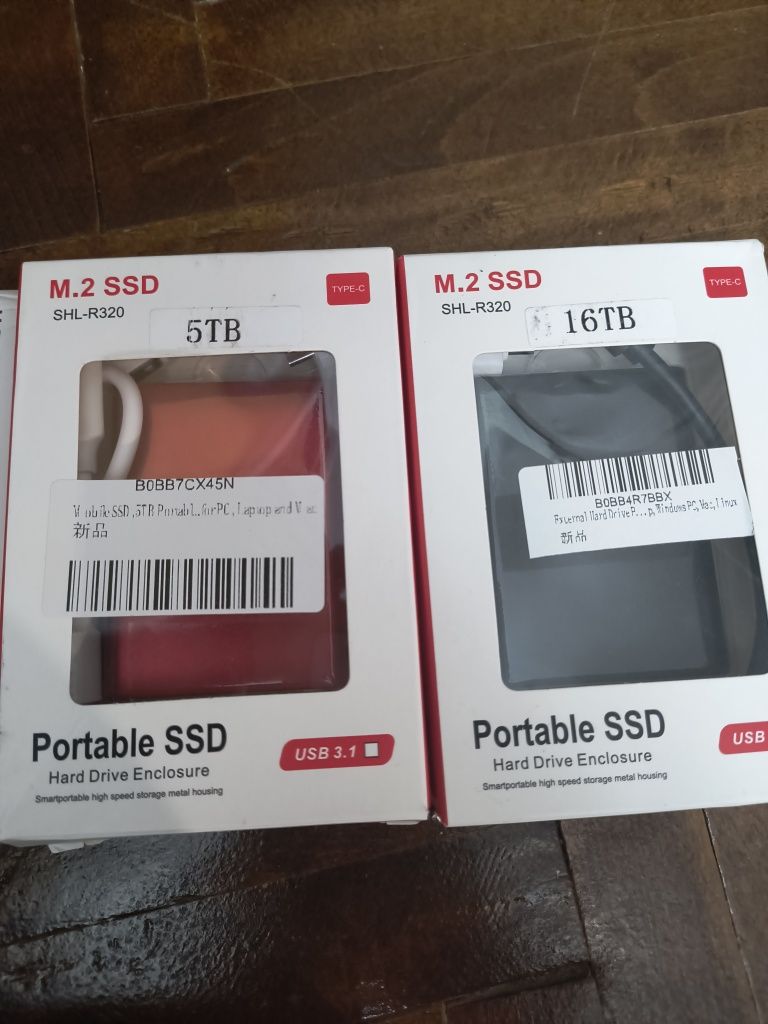 Ssd portabil/unitate de stocare 1-16 tb.