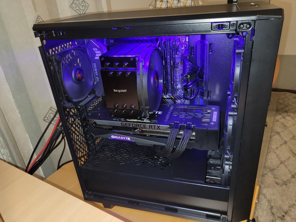 Ryzen 7500F, DDR5 32GB, RTX 3070ti, Мощный игровой кейс GAMING PC