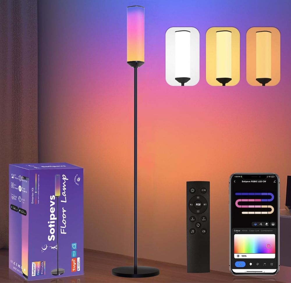 Lampa LED compatibila cu Alexa
