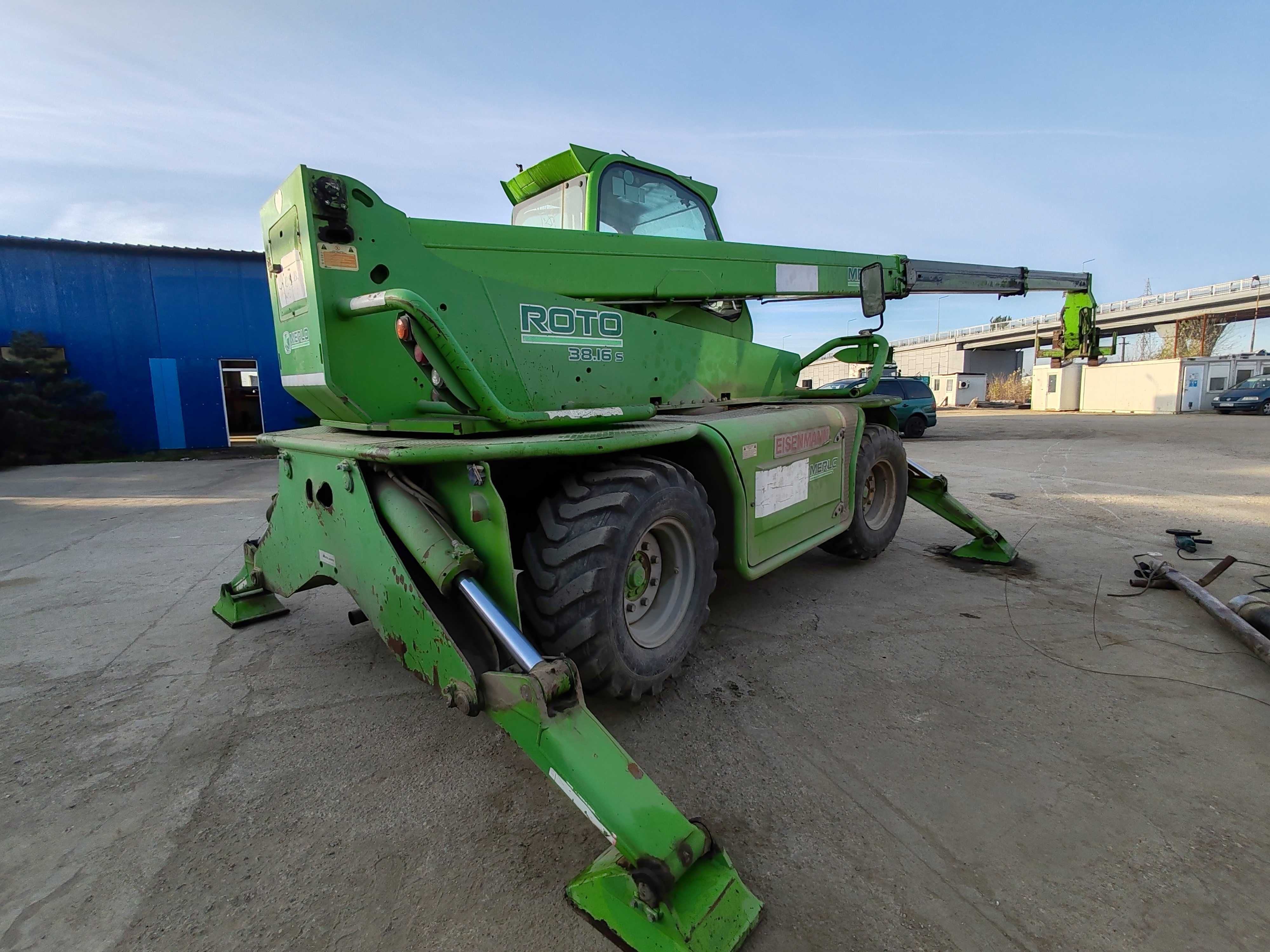 Incarcator telescopic Merlo Roto 38.16S 2008 (manitou) Accept test
