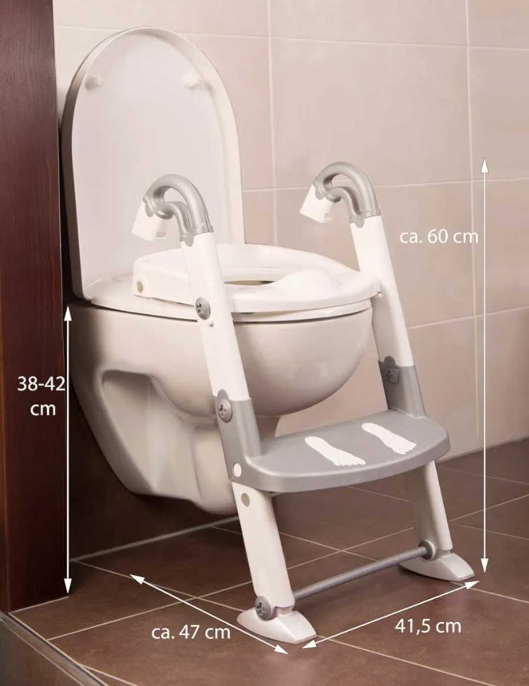 Kids Kit - Olita Toilet Trainer 3 in 1 (alb/gri)