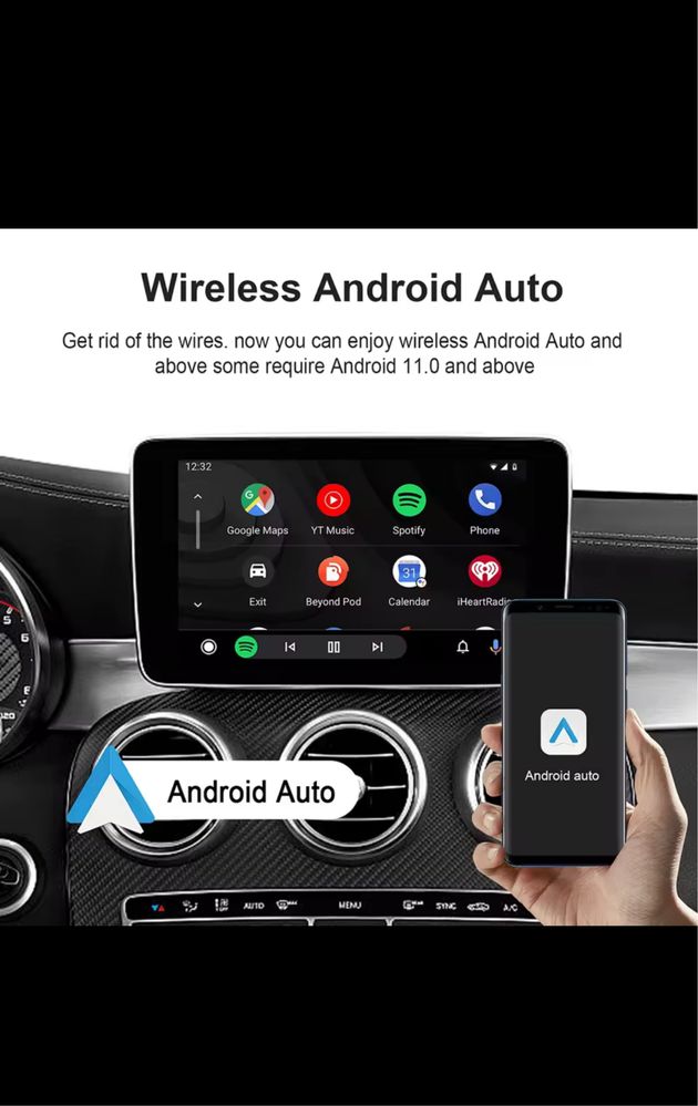 AI Box*Wireless CarPlay*Wireless Android Auto