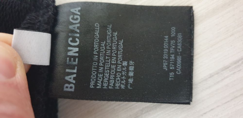 BALENCIAGA Mode Cotton Mens Hoodie Portugal / М Unisex ОРИГИНАЛ Суичер
