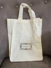 Geanta Gucci din pânză pentru cumpărături sacosa plasa punga bumbac
