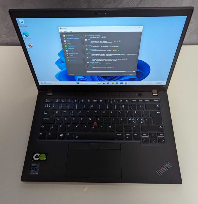 Laptop Lenovo Thinkpad T14s  i5 1145G7 16gb ram ssd 512gb