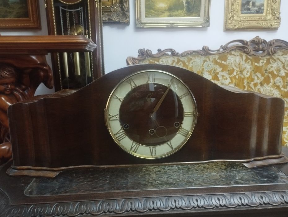 Ceas pendula de șemineu anii 50 cu pendul  Westminster