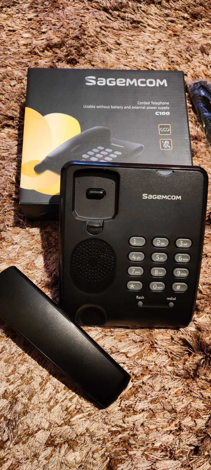 Стационарен телефон Sagemcom C100